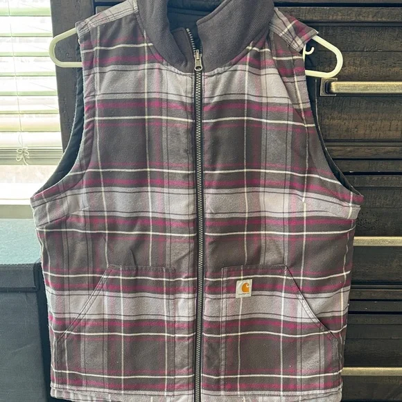 Carhartt Men's Charcoal Quilted Vest - Picture 4 of 4